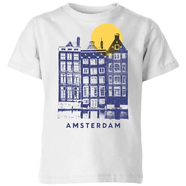 Amsterdam Kids' T-Shirt - White - 11-12 Years - White on Productcaster.