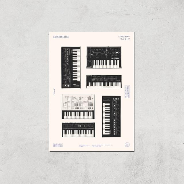 Synthesisers Giclee Art Print - A2 - Print Only on Productcaster.