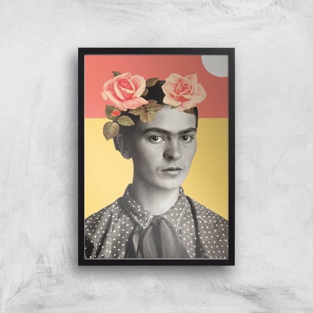 Frida Giclee Art Print - A3 - Black Frame on Productcaster.