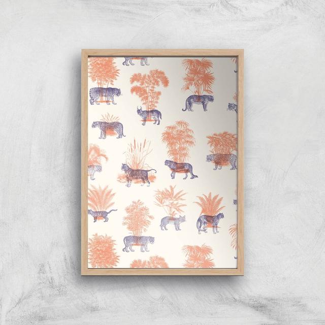 Where They Belong Tigers Giclee Art Print - A3 - Wooden Frame on Productcaster.