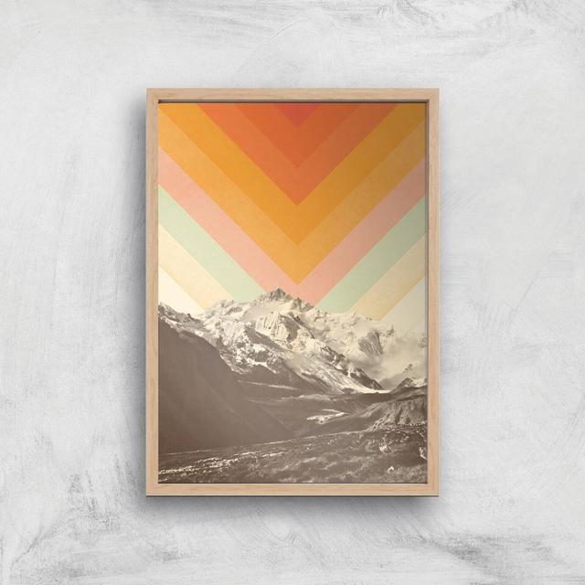 Mountainscape 2 Giclee Art Print - A2 - Wooden Frame on Productcaster.