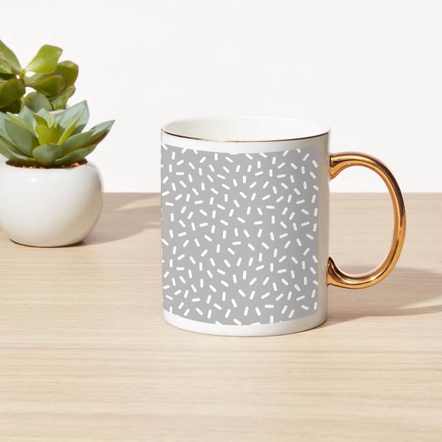 Sprinkles Bone China Gold Handle Mug on Productcaster.