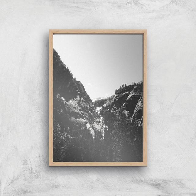 Yosemite Valley Giclee Art Print - A3 - Wooden Frame on Productcaster.