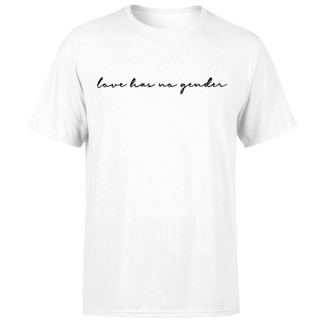 Miss Greedy Love Has No Gender Men's T-Shirt - White - 5XL - Weiß on Productcaster.