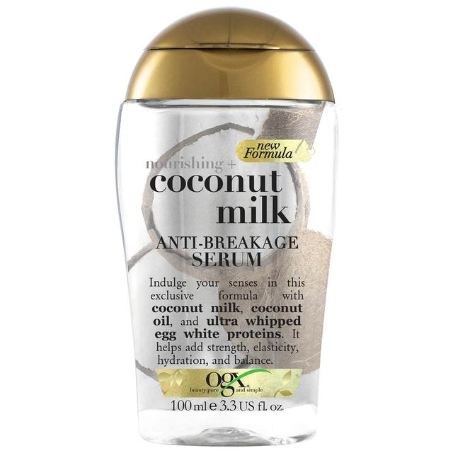 OGX Nourishing+ Coconut Milk Anti-Breakage Serum 100ml on Productcaster.