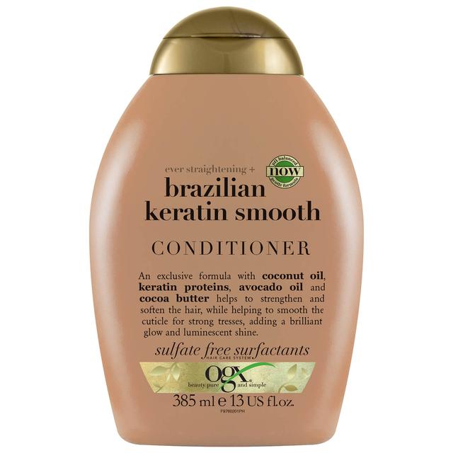 OGX Ever Straightening+ Brazilian Keratin Smooth Conditioner 385ml on Productcaster.