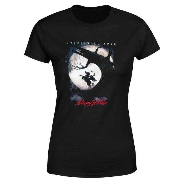 Sleepy Hollow Heads Will Roll Damen T-Shirt - Schwarz - S on Productcaster.