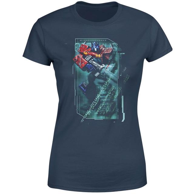 T-shirt Transformers Optimus Prime Tech - Bleu Marine - Femme - XS on Productcaster.