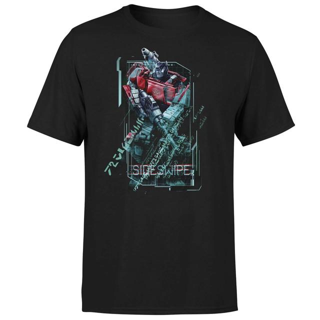 Transformers Sideswipe Tech Unisex T-Shirt - Black - 4XL on Productcaster.