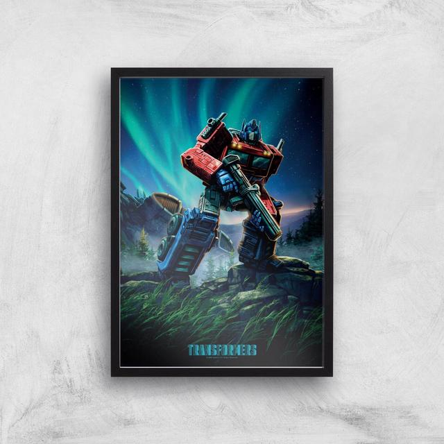 Transformers Optimus Prime A2 Giclee Art Print - A2 - Svart ram on Productcaster.