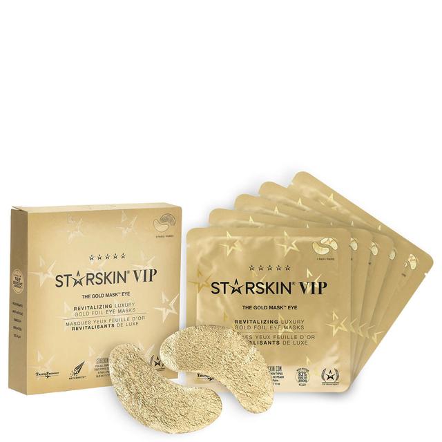 STARSKIN VIP The Gold Mask Eye Revitalizing Luxury Gold Foil Eye Masks (5 Pairs) on Productcaster.