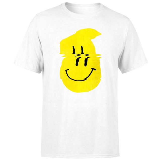 Ikiiki Smiley Men's T-Shirt - White - S - White on Productcaster.