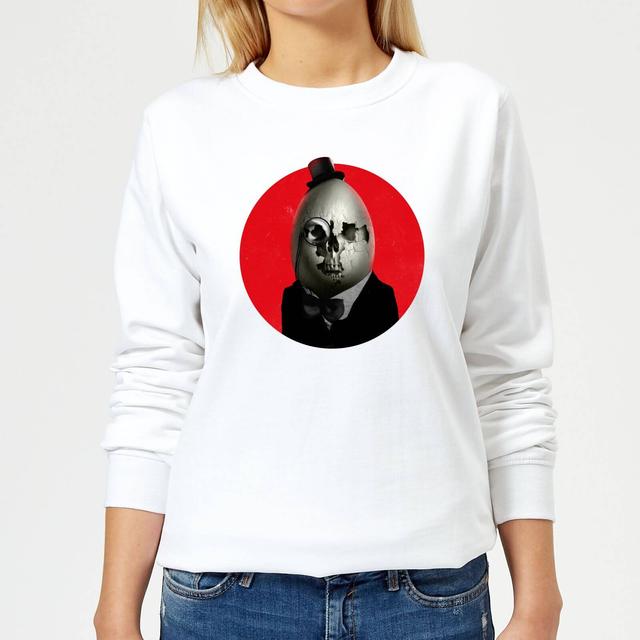 Ikiiki Humpty Dumpty Women's Sweatshirt - White - S - White on Productcaster.