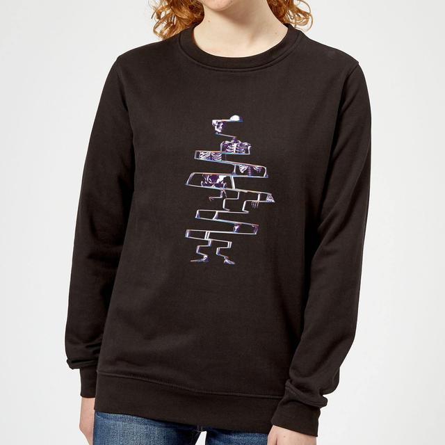 Ikiiki Skeleton Women's Sweatshirt - Black - XS - Schwarz on Productcaster.