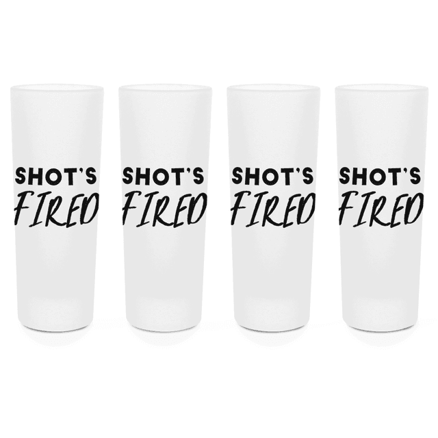 Shots Fired Shot Glasses - Set of 4 on Productcaster.