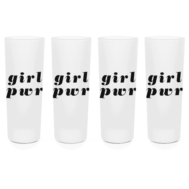 Girl Power Shot Glasses - Set of 4 on Productcaster.