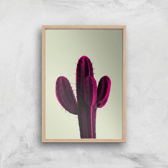 Pretty Prick Giclee Art Print - A2 - Wooden Frame on Productcaster.