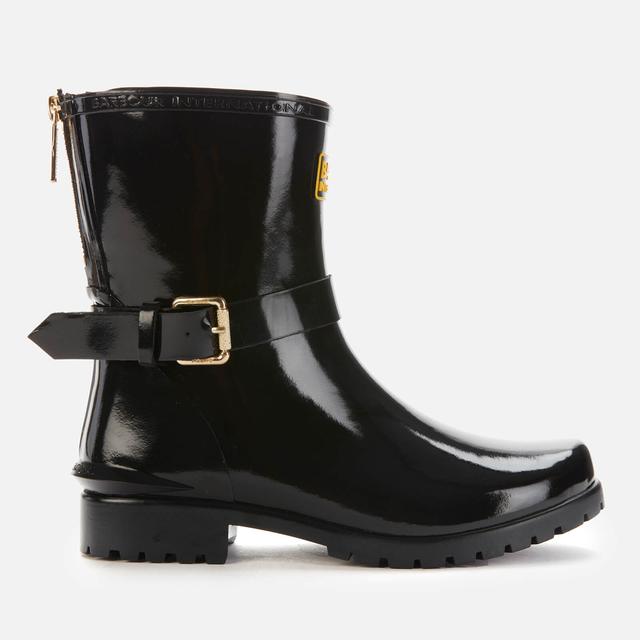 Barbour International Women's Mugello Biker Wellies - Black - UK 3 on Productcaster.