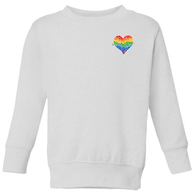 Sudadera para niño Miss Greedy Love Has No Gender - Blanco - 3-4 años - Blanco on Productcaster.