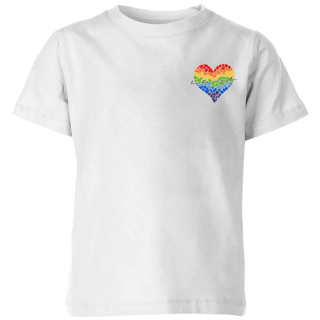 Camiseta para niño Miss Greedy Love Has No Gender - Blanco - 5-6 años - Blanco on Productcaster.