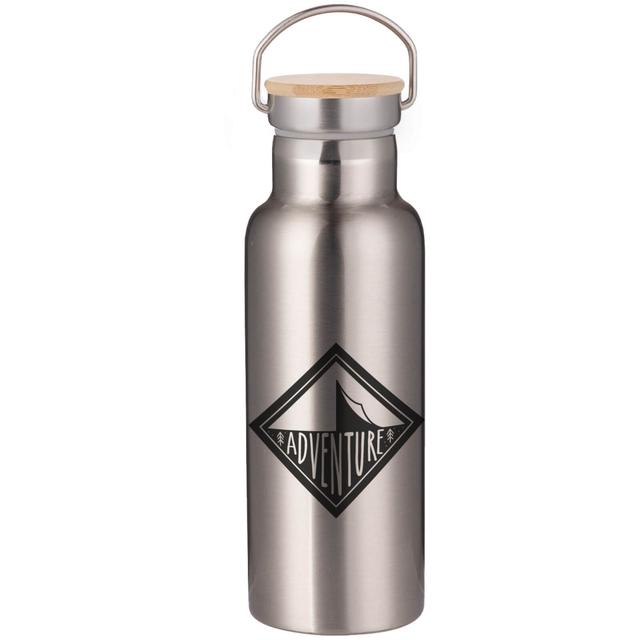 Adventure Portable Insulated Water Bottle - Steel on Productcaster.