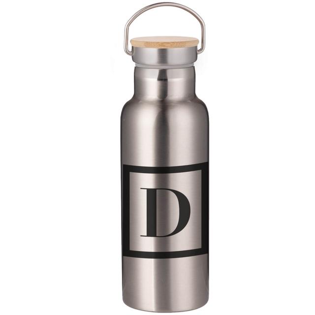 Boxed D Portable Insulated Water Bottle - Steel on Productcaster.