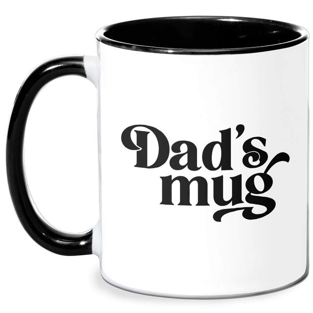 Dad's Mug Mug - White/Black Schwarz on Productcaster.