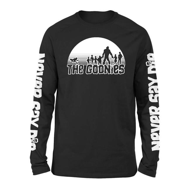 The Goonies Never Say Die Unisex Long Sleeve T-Shirt - Zwart - XL - Zwart on Productcaster.