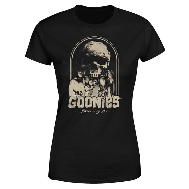 The Goonies Never Say Die Retro Women's T-Shirt - Zwart - XXL on Productcaster.