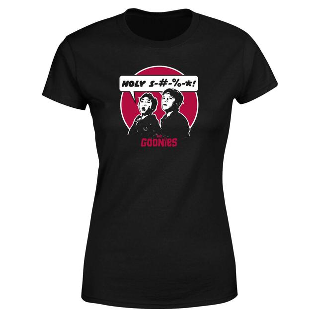 The Goonies Holy S#!T Women's T-Shirt - Zwart - L - Zwart on Productcaster.