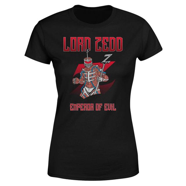 Power Rangers Lord Zedd Damen T-Shirt - Schwarz - S on Productcaster.