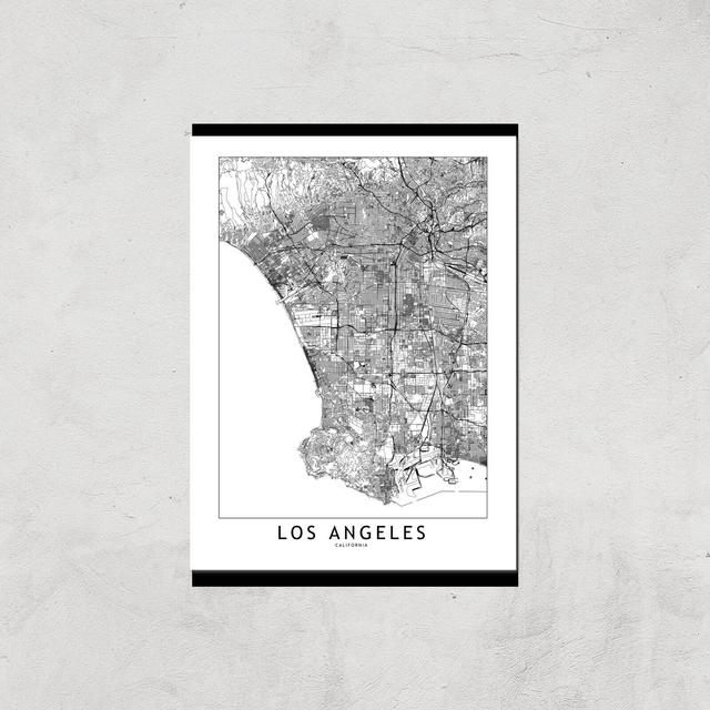 Los Angeles Light City Map Giclee Art Print - A2 - Print Only on Productcaster.