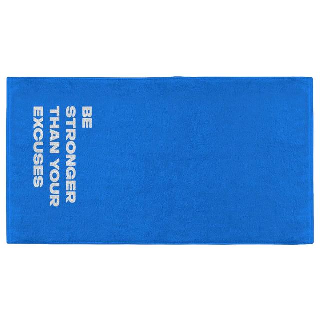 Be Stronger Than Your Excuses Fitness Towel on Productcaster.