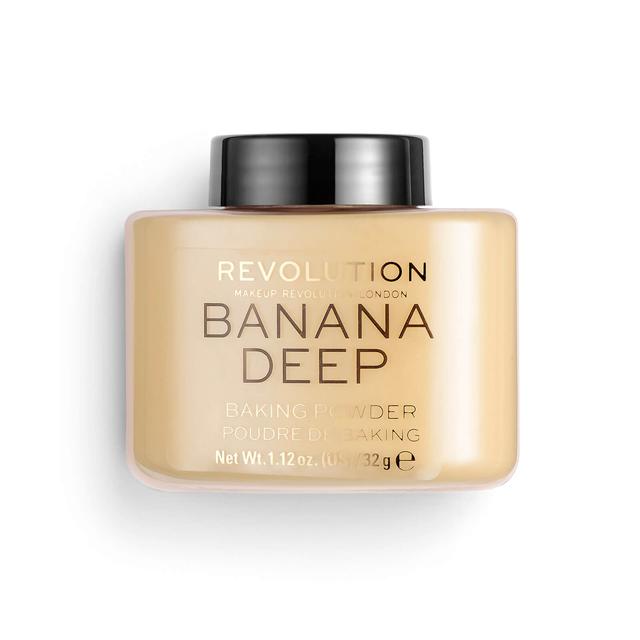 Makeup Revolution Loose Baking Powder (Various Shades) - Banana (Deep) on Productcaster.