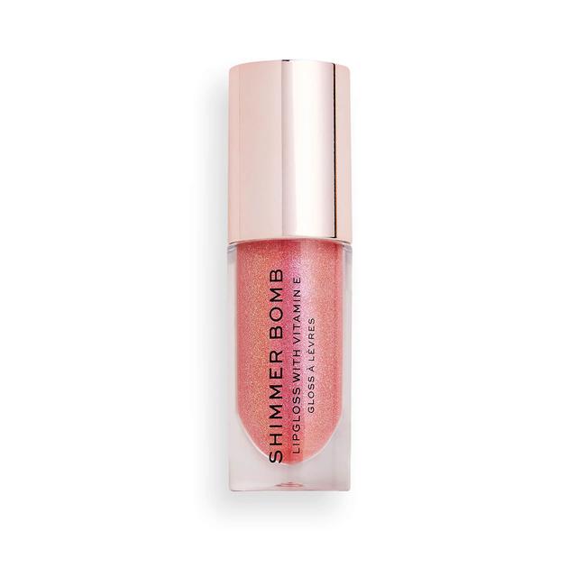 Makeup Revolution Shimmer Bomb Lip Gloss (Various Shades) - Daydream on Productcaster.