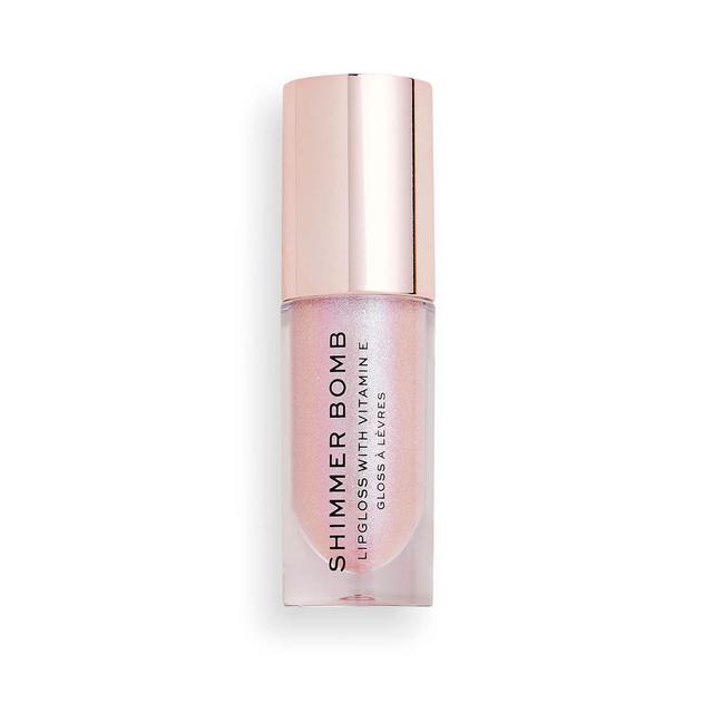 Makeup Revolution Shimmer Bomb Lip Gloss (Various Shades) - Sparkle on Productcaster.