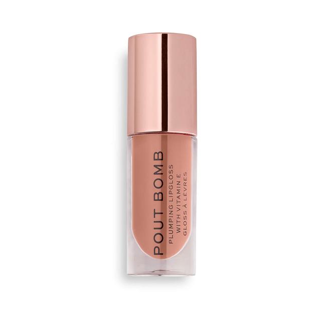 Makeup Revolution Pout Bomb Plumping Gloss (Various Shades) - Candy on Productcaster.