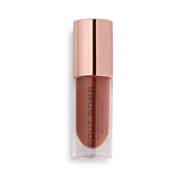 Makeup Revolution Pout Bomb Plumping Gloss (Various Shades) - Cookie on Productcaster.