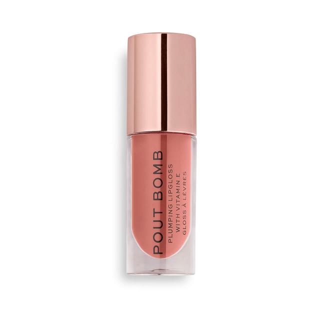 Makeup Revolution Pout Bomb Plumping Gloss (Various Shades) - Kiss on Productcaster.