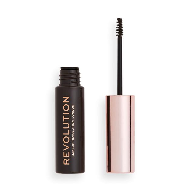 Makeup Revolution Brow Gel 6g (Various Shades) - Dark Brown on Productcaster.