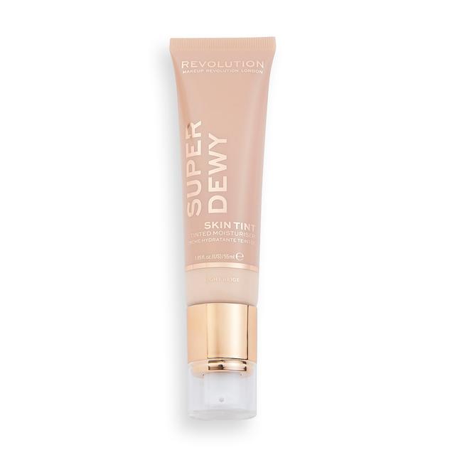 Makeup Revolution Superdewy Tinted Moisturiser (Various Shades) - Light Beige on Productcaster.