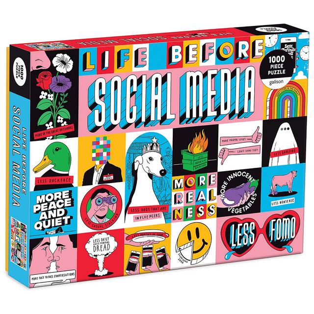 Life Before Social Media Jigsaw Puzzle on Productcaster.