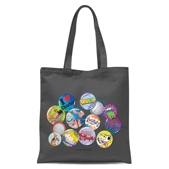 Nickelodeon Nostalgia Tote Bag - Grey on Productcaster.