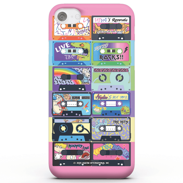 Funda Móvil Nickelodeon Casettes para iPhone y Android - Carcasa rígida - Mate on Productcaster.