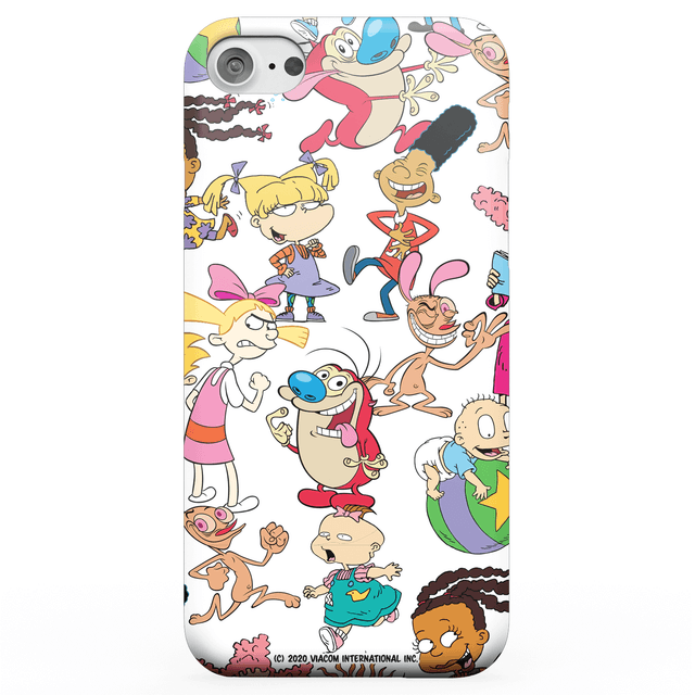 Funda Móvil Nickelodeon Cartoon Caper para iPhone y Android - Carcasa rígida - Mate on Productcaster.