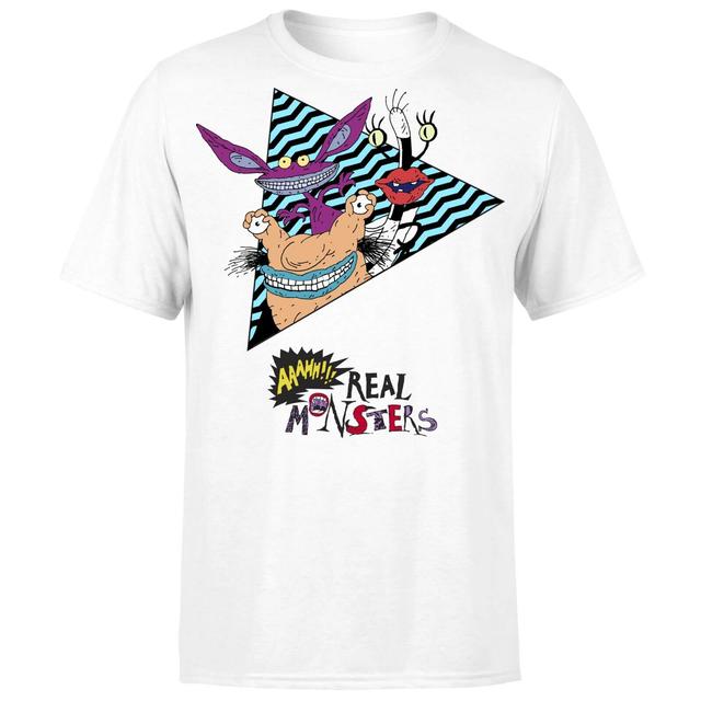 Camiseta Aaahh!!! Monstruos - Hombre - Blanco - S on Productcaster.