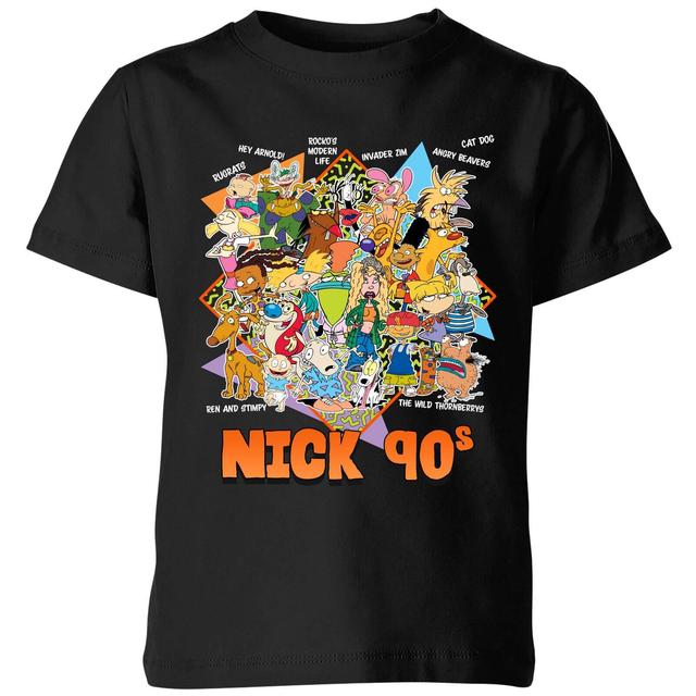 Nickelodeon Nostalgia Kinder T-Shirt - Schwarz - 11-12 Jahre on Productcaster.