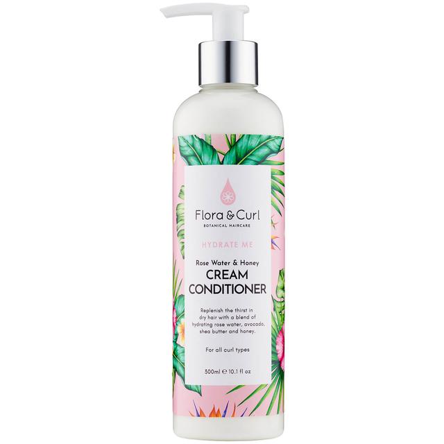 Flora & Curl Rose Water & Honey Cream Conditioner 300ml on Productcaster.