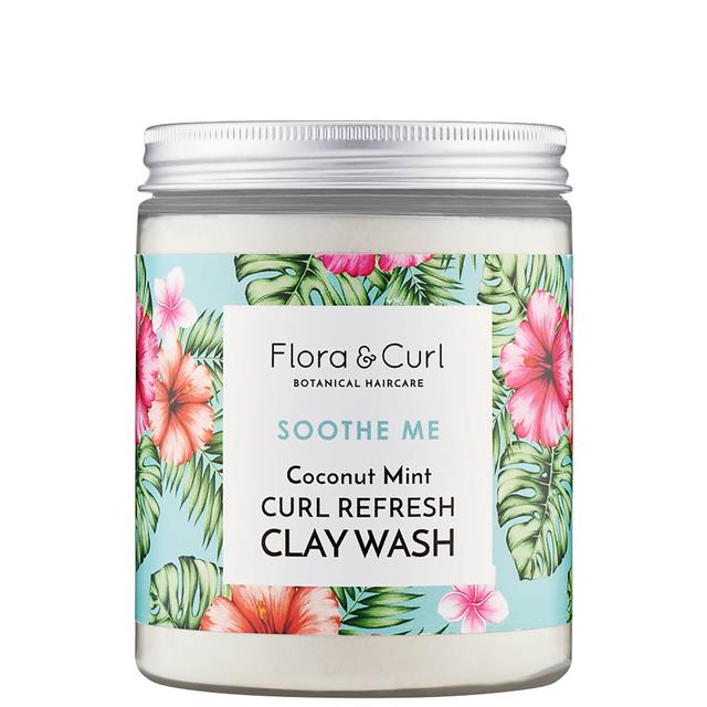 Flora & Curl Coconut Mint Curl Refresh Clay Wash 260g on Productcaster.