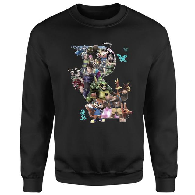 Rare 35th Anniversary Rare Replay Sweatshirt - Black - XXL - Schwarz on Productcaster.